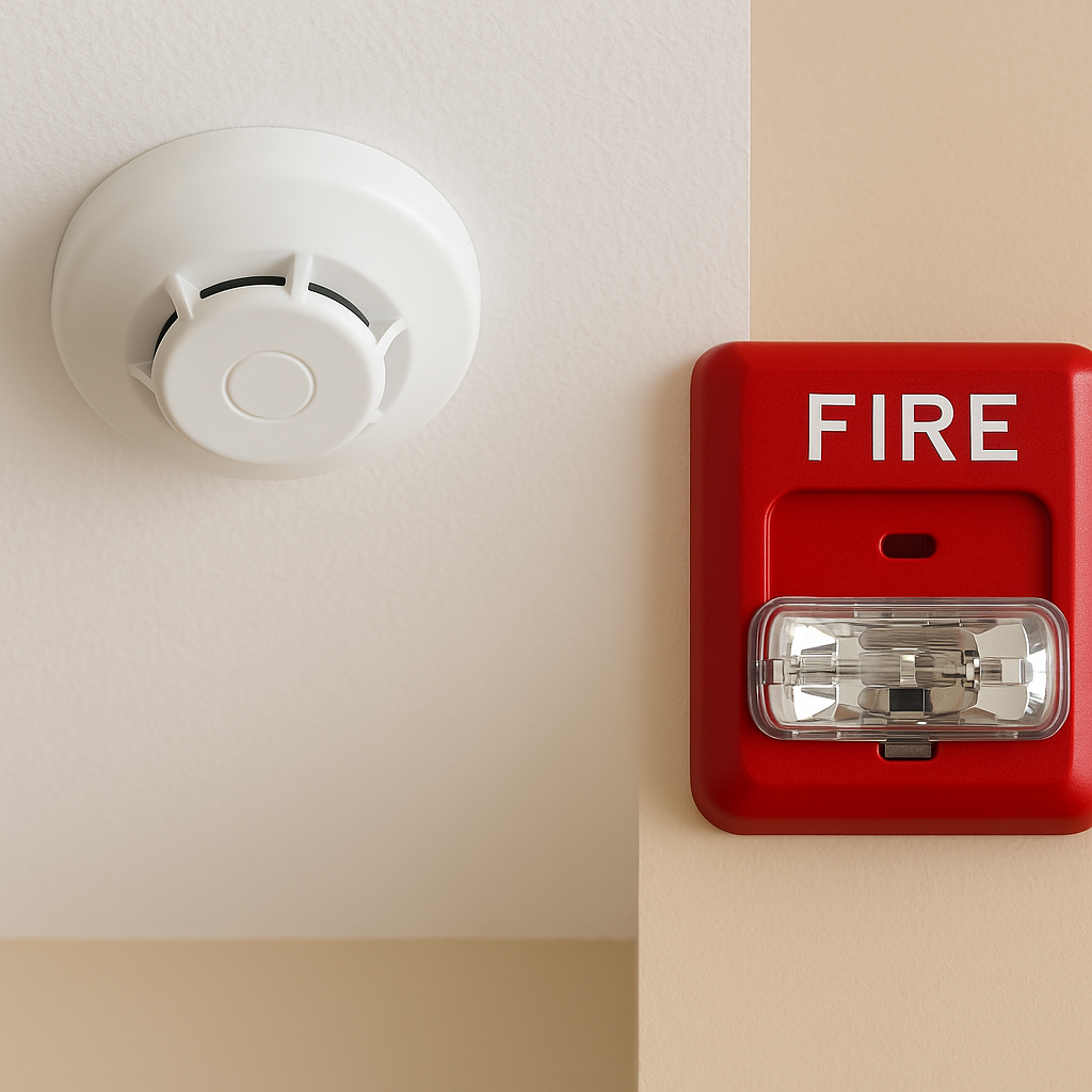 detección contra incendio en hotel