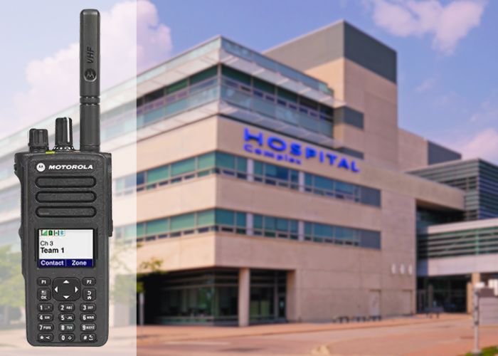 sistema radiocomunicación hospital